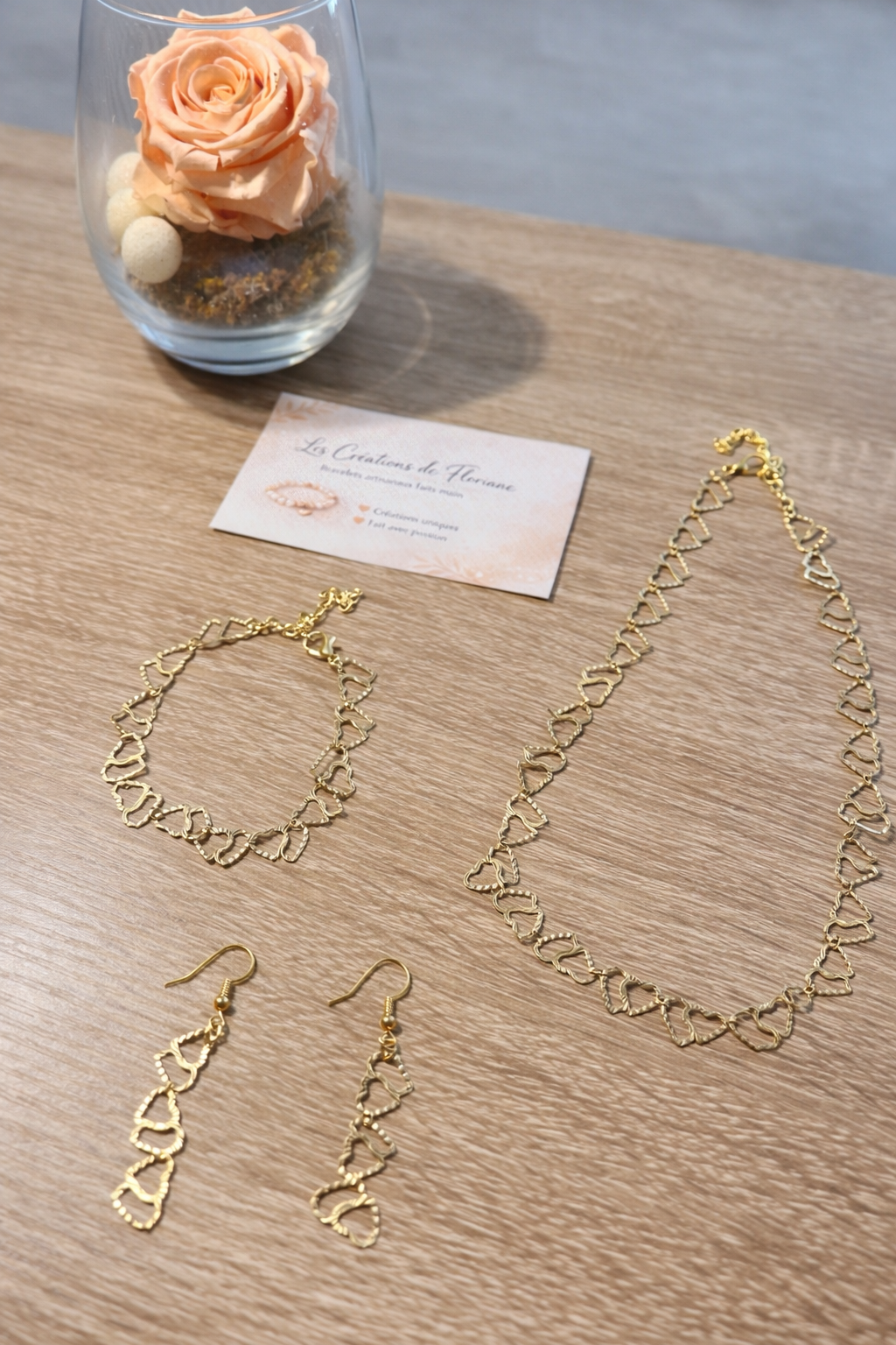 đ Ensemble bijoux cĆur - spĂ©ciale saint - Valentin