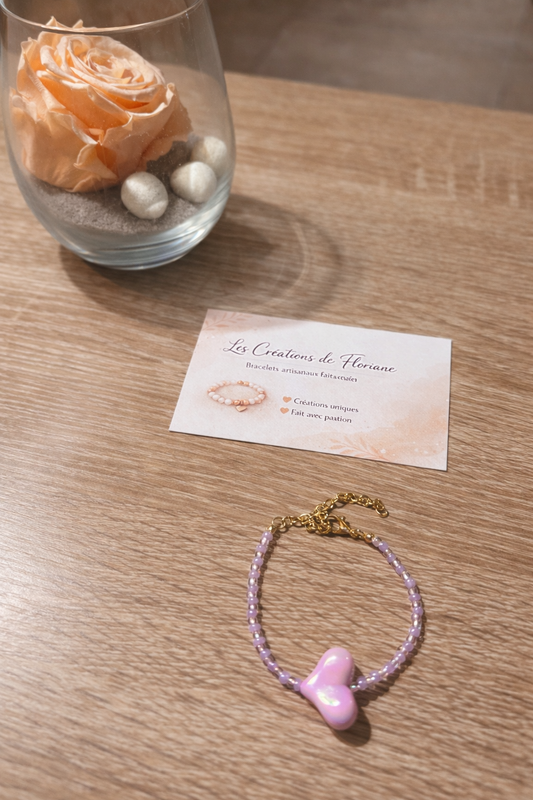 Bracelet saint - Valentin - fait main
