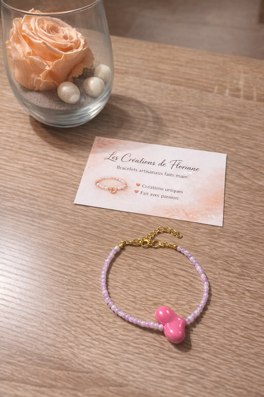 Bracelet saint - Valentin - fait main